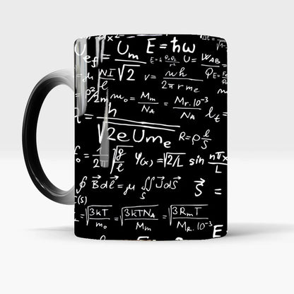 KısaKöşegen | Matematiksel Formüllü Renk Değiştiren Magic Mug