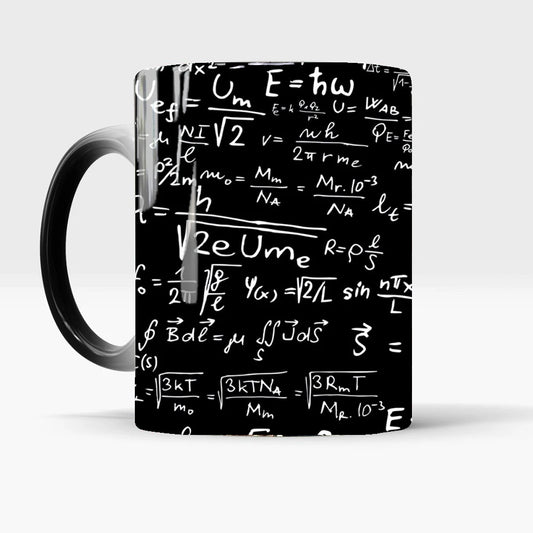 KısaKöşegen | Matematiksel Formüllü Renk Değiştiren Magic Mug