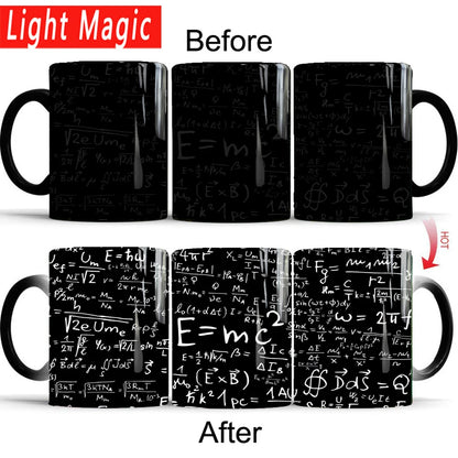 KısaKöşegen | Matematiksel Formüllü Renk Değiştiren Magic Mug