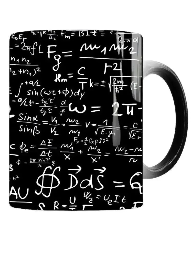 KısaKöşegen | Matematiksel Formüllü Renk Değiştiren Magic Mug