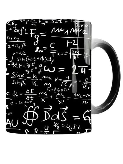KısaKöşegen | Matematiksel Formüllü Renk Değiştiren Magic Mug