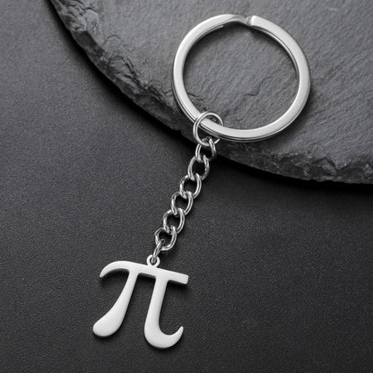 KısaKöşegen | Pi Sembolü Anahtarlık - Matematikseverler İçin Paslanmaz Çelik